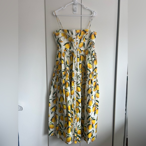 J. Crew A-Line Limoncello Midi Dress - Picture 2 of 5